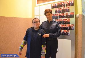 Na godzinę został komendantem. Policjanci spełnili marzenie chorego chłopca