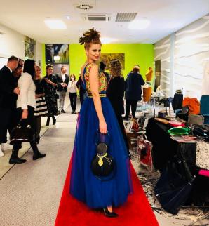 Maja Plich gwiazdą pokazu mody FOLK DESIGN - Anety Larysy Knap w Lenart Hotel w Wieliczce