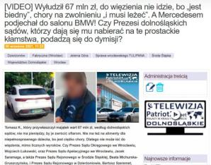 [VIDEO] RUTKOWSKI: Wrocławski „Tulipan”, który wyłudził 67 mln złotych, prawomocnie idzie za kraty! Sąd Okręgowy we Wrocławiu uznał, że swoje „luksusowe choroby” może leczyć w więzieniu!
