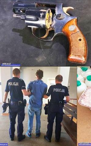 [VIDEO] 28-letniego, uzbrojonego Czecha produkującego narkotyki dorwali Policjanci z Bolesławca!