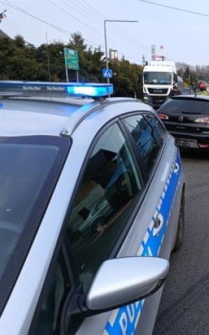 Dość futurystyczne zdarzenie drogowe w Libiążu