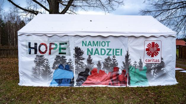 [VIDEO] Caritas rozszerza pomoc na granicy polsko-białoruskiej